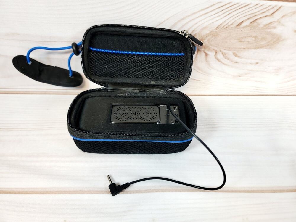 Goal Zero Rock Out Blue/Black Rechargeable Recreational Hiking Camping Speaker